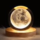 Luminária Espacial 3D LED - Galáxia, Lua e Planetas