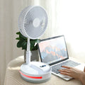 Mini Ventilador Turbo Extend 2.0 – Portátil Retrátil com Bateria USB