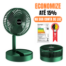 Mini Ventilador Turbo Extend 2.0 – Portátil Retrátil com Bateria USB