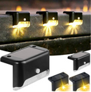 Kit Luminária Solar Angular para Degraus e Muros – Formato em L, IP65