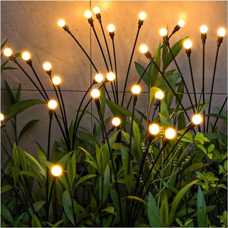 Lâmpada LED Solar Vagalume para Jardim – Luz Automática à Prova d'Água