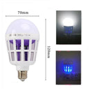 Lâmpada LED Protect V8 2 em 1 – Iluminação e Mata-Mosquito Eletrônico