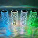 Luminária de Mesa Crystal Diamond LED – 16 Cores, Touch e Controle Remoto