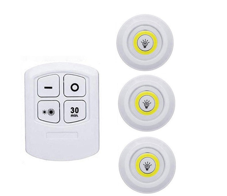 Kit Iluminação Smart LED Touch – Sem Fio, Controle Remoto e Timer