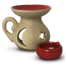 Difusor De Aromas Aromatizador De Ambiente Cerâmica Vermelho