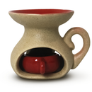 Difusor De Aromas Aromatizador De Ambiente Cerâmica Vermelho