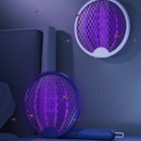 Raquete Elétrica Dobrável 4 em 1 Mata-Mosquitos USB Recarregável Lâmpada Mosquito Com Luz UV Moscas