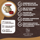 Difusor De Aromas Aromatizador De Ambiente Cerâmica Vermelho