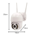 Câmera A8 Externa Ip A Prova D'água - Infravermelho Alarme Wifi Hd Sensor De Movimento Bivolt