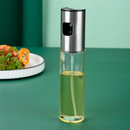 Spray Borrifador de Azeite e Vinagre 100ml – Vidro Recarregável para Cozinha