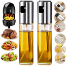 Spray Borrifador de Azeite e Vinagre 100ml – Vidro Recarregável para Cozinha