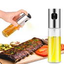 Spray Borrifador de Azeite e Vinagre 100ml – Vidro Recarregável para Cozinha