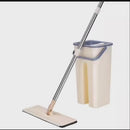 Mop Flat Smart 360° – Balde 6L com Cabo Inox e 2 Refis de Microfibra