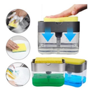 Dispensador Para Detergente Dispenser Sabao 2x1 Detergente Suporte Porta Bucha Esponja Limpeza