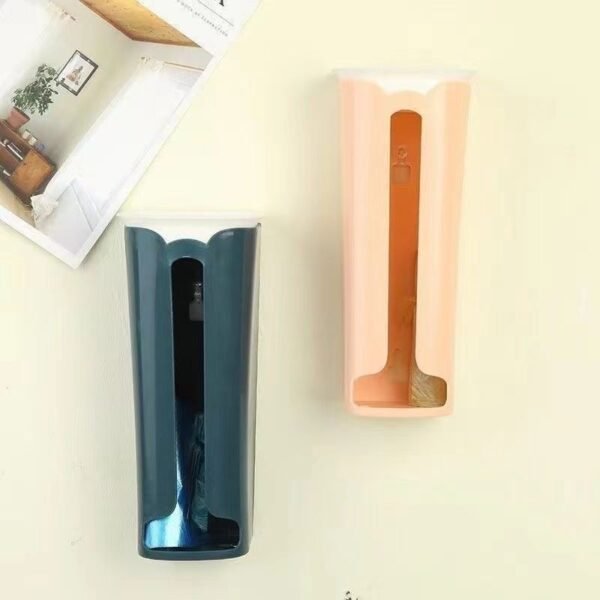 Suporte Multiuso para Sacola de Lixo – Organização Prática para Cozinha e Banheiro!