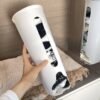 Suporte Multiuso para Sacola de Lixo – Organização Prática para Cozinha e Banheiro!