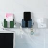 Suporte De Carregamento De Telefone De Parede Não Perfurado Para Banheiro E kit chen Minimalista , rack De Armazenamento