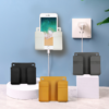 Suporte De Carregamento De Telefone De Parede Não Perfurado Para Banheiro E kit chen Minimalista , rack De Armazenamento