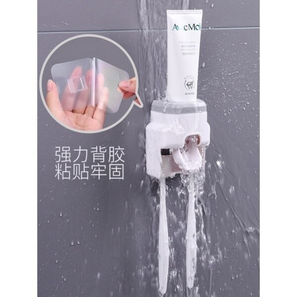 Dispenser Aplicador Creme Dental Pasta Dente Suporte Escovas