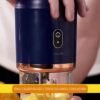 400ML 6 Lâminas Espremedor Elétrico Mini Liquidificador Portátil De Suco De Alimentos Misturador Leite