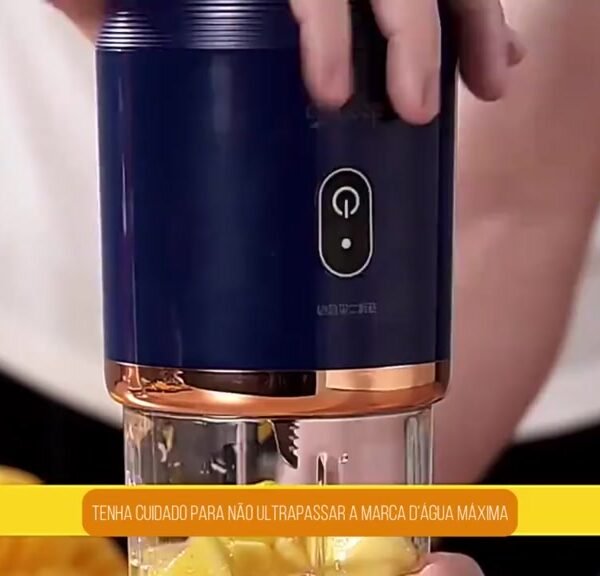 400ML 6 Lâminas Espremedor Elétrico Mini Liquidificador Portátil De Suco De Alimentos Misturador Leite