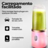 400ML 6 Lâminas Espremedor Elétrico Mini Liquidificador Portátil De Suco De Alimentos Misturador Leite